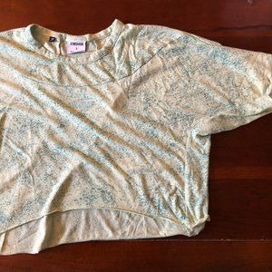 Green Speckled Gymshark Crop Top